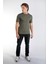 Gael Erkek O Yaka T-Shirt Haki 1