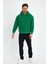 Yeşil Hoodie, Oversize Sweatshirt, Erkek Hoodie, Kanguru Cep Kapüşonlu 1