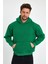 Yeşil Hoodie, Oversize Sweatshirt, Erkek Hoodie, Kanguru Cep Kapüşonlu 3