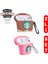 2'li Set - Pro 2. Nesil Uyumlu Kahverengi ve Pembe Starbucks Figürlü Ikili Kulaklık Kılıfı Seti 1