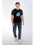 Alvin Erkek O Yaka T-Shirt Siyah 1