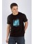 Alvin Erkek O Yaka T-Shirt Siyah 2