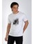Alvin Erkek O Yaka T-Shirt Beyaz 2