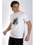 Alvin Erkek O Yaka T-Shirt Beyaz 3