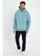 Mint Hoodie, Oversize Sweatshirt, Erkek Hoodie, Kanguru Cep Kapüşonlu 1