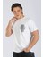 Tesse Erkek O Yaka T-Shirt Beyaz 2