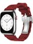 Apple Watch 7 45MM Spor Görünümlü Redclick Krd-94 Silikon Kordon 1