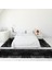 Çerçeve Desen Dijital Baskılı Kaymaz Yıkanabilir Üçlü Yatak Odası Takımı, Çerçeveli-10-Siyah, 1