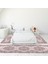 Dijital Baskılı Kaymaz Taban Yıkanabilir Klasik Desen Üçlü Yatak Odası Takımı, Klasik-15-Pembe, 1