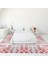Dijital Baskılı Kaymaz Taban Yıkanabilir Patchwork Üçlü Yatak Odası Takımı, Patchwork-02-Kırmızı, 1