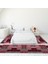 Dijital Baskılı Kaymaz Taban Yıkanabilir Patchwork Üçlü Yatak Odası Takımı, Patchwork-15-Kırmızı, 1
