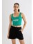 Fit NBA Boston Celtics Crop Bisiklet Yaka Ribana Atlet C4915AX24SM 1