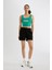 Fit NBA Boston Celtics Crop Bisiklet Yaka Ribana Atlet C4915AX24SM 2