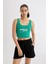 Fit NBA Boston Celtics Crop Bisiklet Yaka Ribana Atlet C4915AX24SM 3