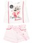 Kız Çocuk Desenli Tişört Şort 2'li Takım 1