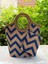 Plaj Bags Plaj Çantası Lacivert Zigzag 1
