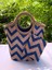 Plaj Bags Plaj Çantası Lacivert Zigzag 3