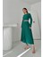 Elbee Fashion Woman Fitilli Bluz ve Etek Takım - Mint 1