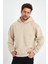 Bej Hoodie, Oversize Sweatshirt, Erkek Hoodie 5