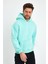 Açık Mavi Hoodie, Oversize Sweatshirt, Erkek Hoodie, Kanguru Cep Kapüşonlu 1