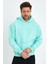 Açık Mavi Hoodie, Oversize Sweatshirt, Erkek Hoodie, Kanguru Cep Kapüşonlu 4