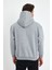 Gri Hoodie, Oversize Sweatshirt, Erkek Hoodie, Kanguru Cep Kapüşonlu 5