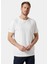 Shoreline 2.0 Erkek Beyaz Yuvarlak Yaka Tişört 3
