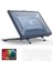 Apple MacBook Pro 14.2'' M3 Çipli 2024 Antishock Katlanabilir Standlı Armor Ön Arka Kapak Kılıf ve Koruyucu Set A2918 A2992 1