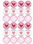 Love Heart Sticker - Kalp Sticker - Love Sticker - Paketleme Sticker - Notebook Sticker - 2