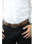 Guard Taba Dikişli Klasik Deri Erkek Kemeri - 3,5 cm - GRD2403XW22357 1