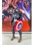 5'li Işıklı Büyük Boy Figür Hulk Örümcek Adam Batman Demir Captain Amerika Oyuncak 4
