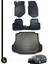 Toyota Corolla 2019-2024 Sedan 3D Havuzlu Oto Paspas + Bagaj Havuzu Lila Ikili Set 1