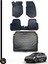 Volkswagen Tiguan 2016+ 3D Havuzlu Oto Paspas + Bagaj Havuzu Lila Ikili Set 1