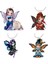 No.30 Boyutu 43 Stilleri Yaratıcı 3D Anime Karikatür Melek Kanatları Tasarım Bezemeler Figurineresin Kolye Su Dalgası Zincir Kolye (Yurt Dışından) 5