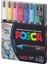 Posca Pc-1mr 0.7 Su Bazlı Poster Markörü Anarenk 8'li 1