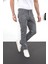Erkek Likralı Denim Regular Fit Pantolon Gri Desenli Günlük Kullanım İçin 2