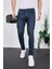 Erkek Likralı Denim Skinny Fit Süper Dar Jeans 1