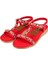 Comfort Kadın Sandalet GJ-1207 Kırmızı 4