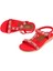 Comfort Kadın Sandalet GJ-1207 Kırmızı 5
