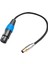 Mını Xlr 3pin Erkek Xlr 3pin Konnektör Mikrofon Adaptör Kablosu (Yurt Dışından) 4