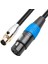 Mını Xlr 3pin Erkek Xlr 3pin Konnektör Mikrofon Adaptör Kablosu (Yurt Dışından) 5