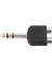 Erkek Stereo 2 Çift Rca Dişi Y Splitter Ses Adaptörü Dönüştürücü (Yurt Dışından) 3