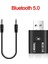 Taşınabilir Bluetooth 5.0 Verici Alıcı 3,5 mm Aux USB Mini 2'si 1 Arada (Yurt Dışından) 3
