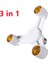 3ın1 E27 - E27 Genişletilmiş LED Lamba Ampuller Soket Ayırıcı Adaptör (Yurt Dışından) 4