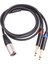 Xlr Erkek - Çift 6.35MM Fişli Ses Mikrofon Kablosu, 6.6 Feet/2 Metre (Yurt Dışından) 1