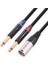 Xlr Erkek - Çift 6.35MM Fişli Ses Mikrofon Kablosu, 6.6 Feet/2 Metre (Yurt Dışından) 2