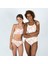 Nabaiji Çocuk Yuvarlak Yaka Bikini Üstü - Beyaz - Desenli - LILA PANTAI 5