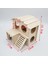 No.7 Tarzı Hamster Katı Ahşap Küçük Ev Salıncak Uyku Yuvası Tahterevalli Tahtası Altın Tel Ayı Çift Katlı Villa Hamster Oyuncak Malzemeleri (Yurt Dışından) 1