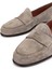 Erkek Hakiki Deri Bej Loafer Ayakkabı 1016 1455 Erk Ayk Y24 Bej Suet 3