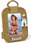 Yaz Konseptli Hasır Çerçeve 10x15cm Fotoğraf Çerçevesi 1